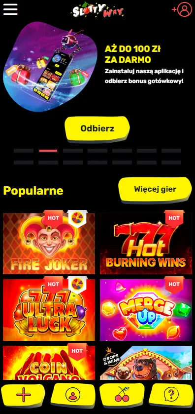 Wersja Mobilna Slottyway